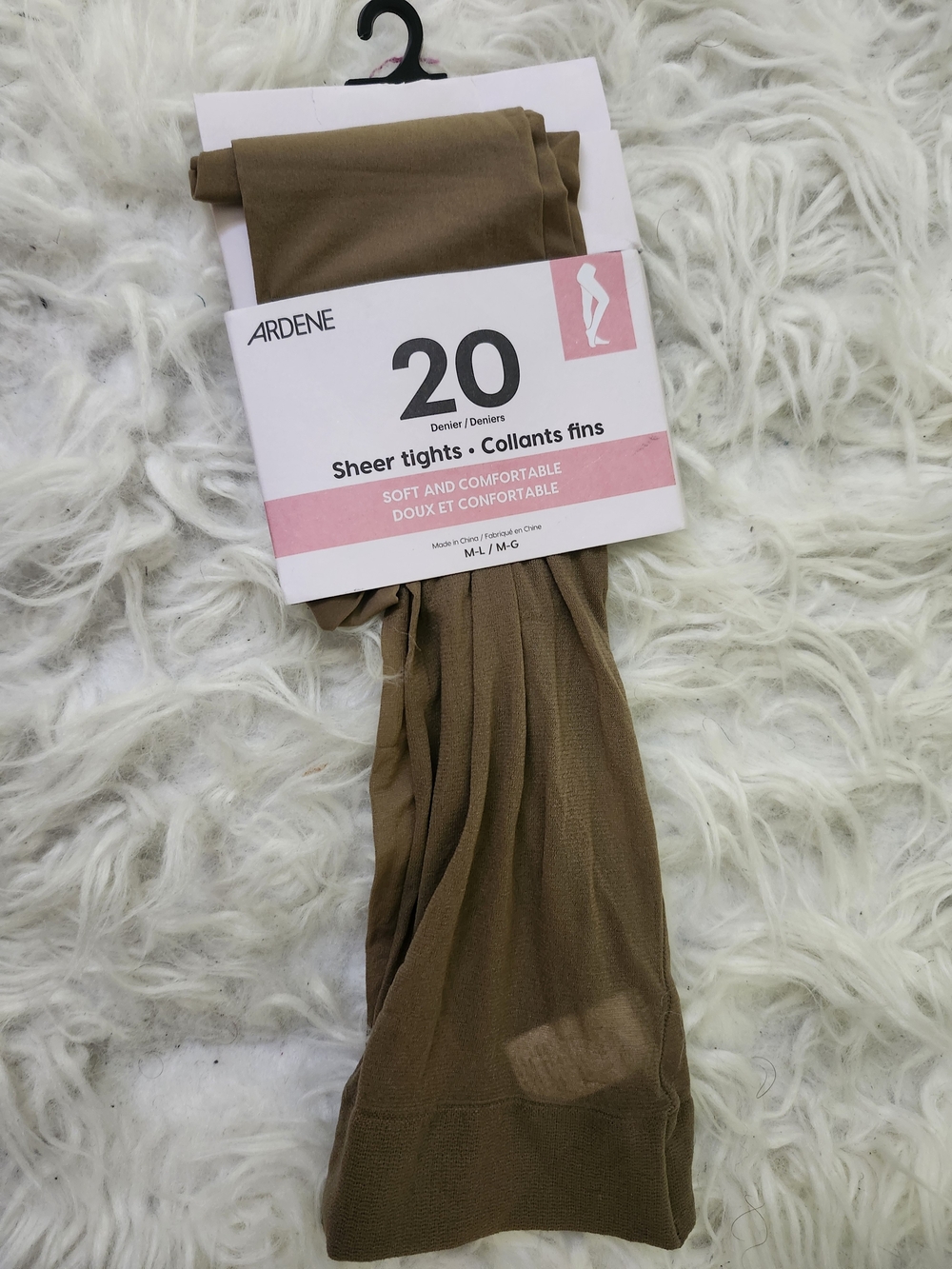Ardene Sheer Tights in Brown – 20 Denier